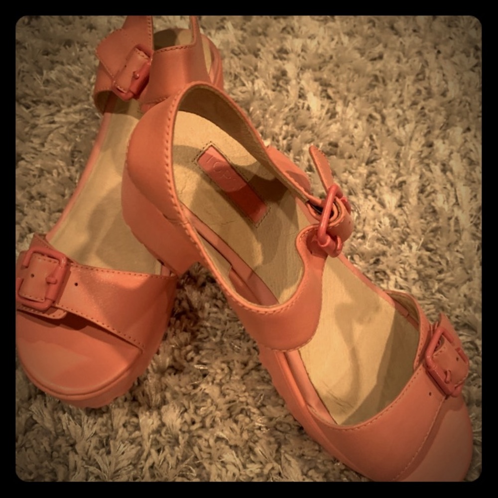 Pink sandals